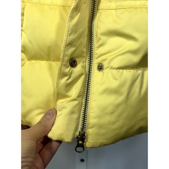 LILLY PULITZER Women's Lauren Quilted Puffer Vest Starfruit Yellow Size Medium - Picture 8 of 11
